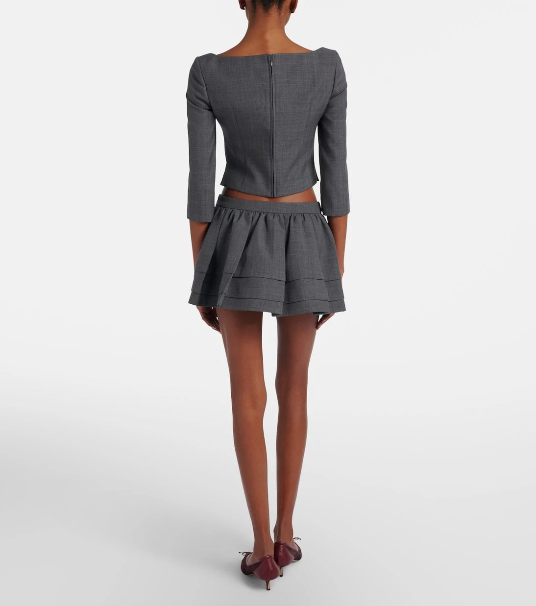 Shushu/Tong - Gathered miniskirt