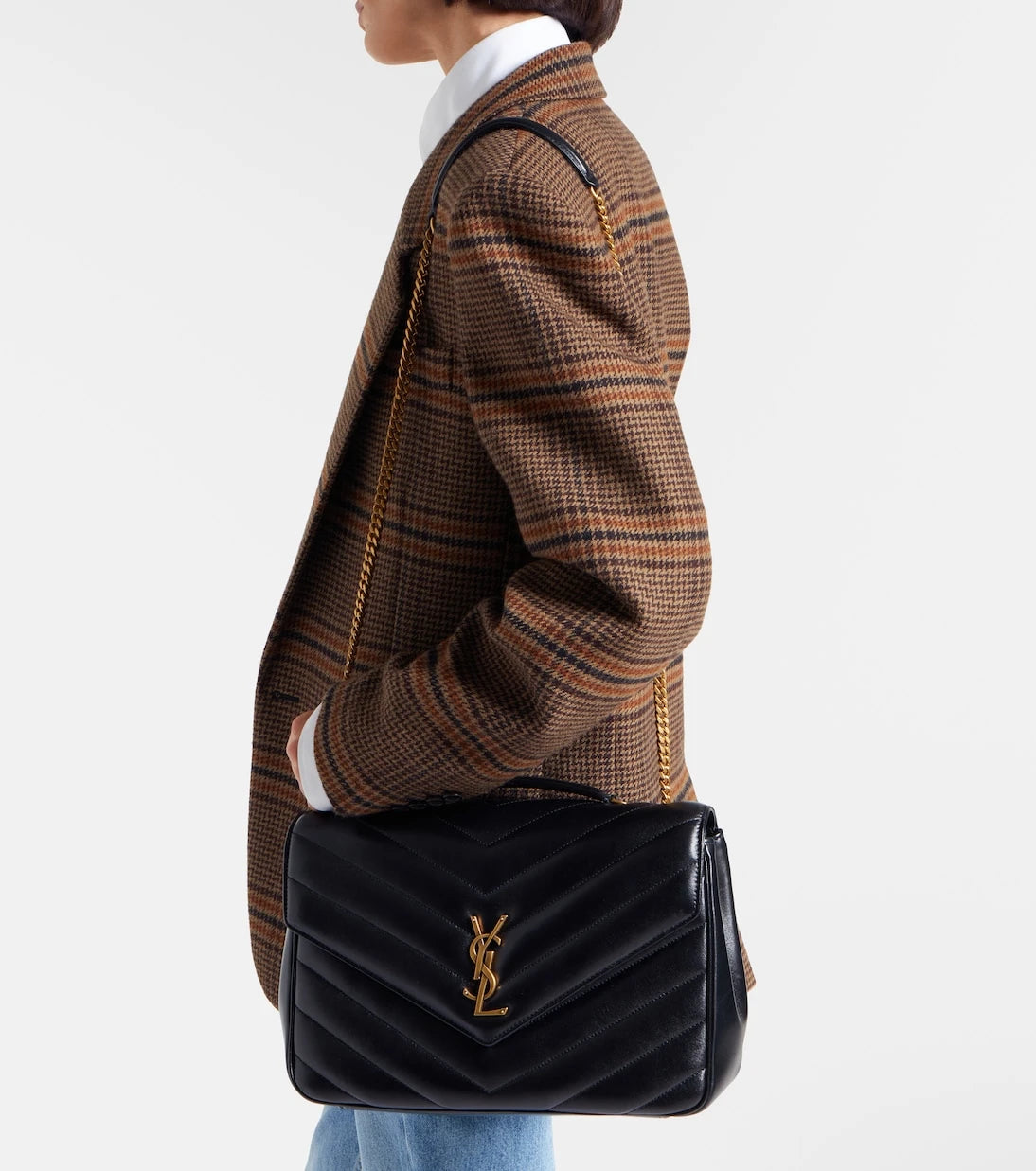 Saint Laurent - Loulou Large leather shoulder bag