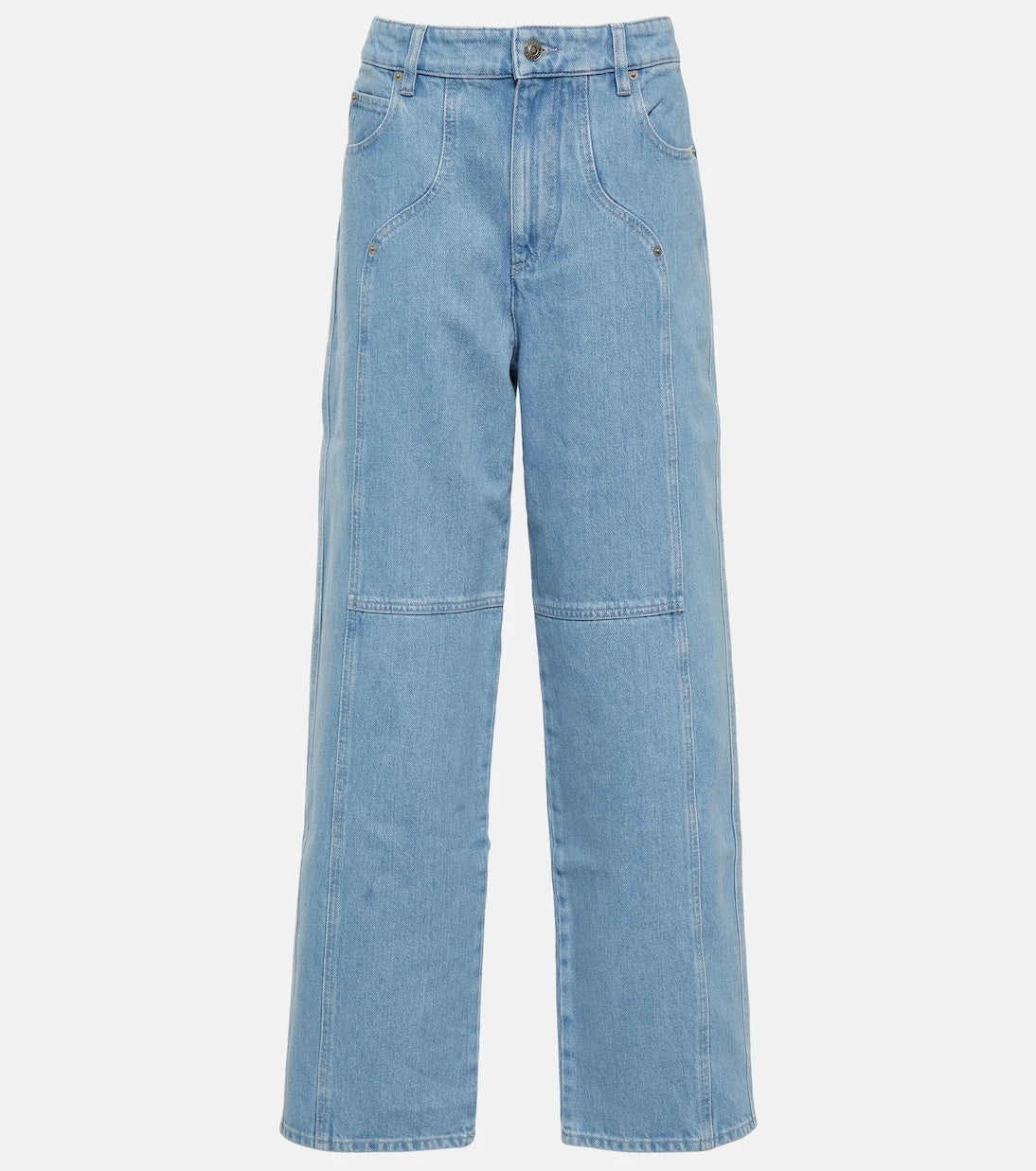 Marant Etoile - Valeria mid-rise straight jeans