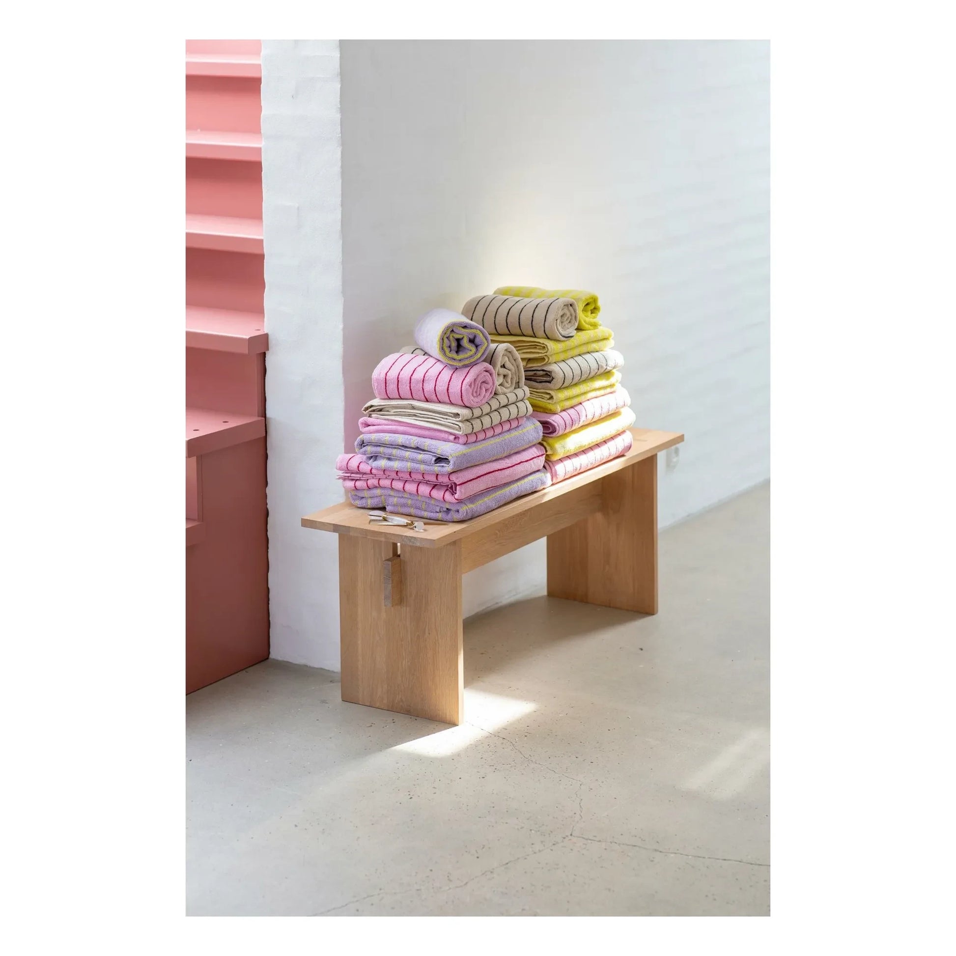 Bongusta - Naram bath towel | Pink