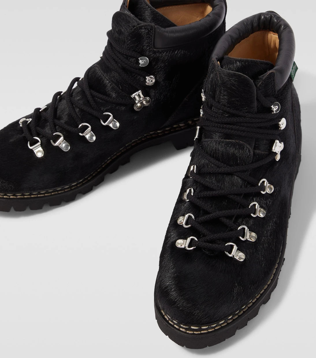 Junya Watanabe - Paraboot calf hair lace-up boots