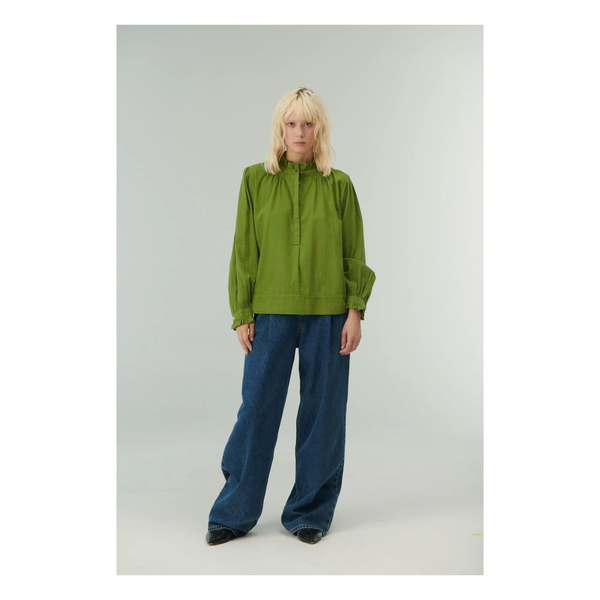 BELLEPIECE - Jean Large | Blue