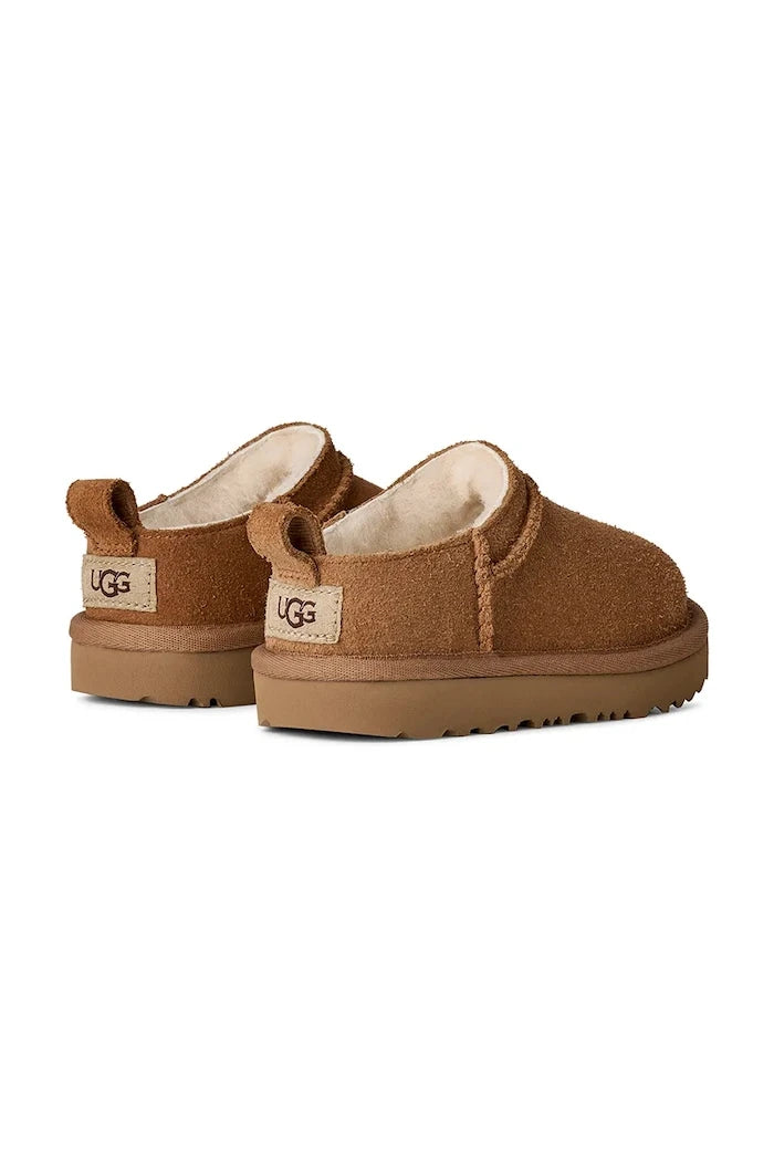 UGG çocuklar için süet kışlık botlar CLASSIC MICRO