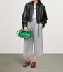 LOEWE Black Leather Balloon Jacket