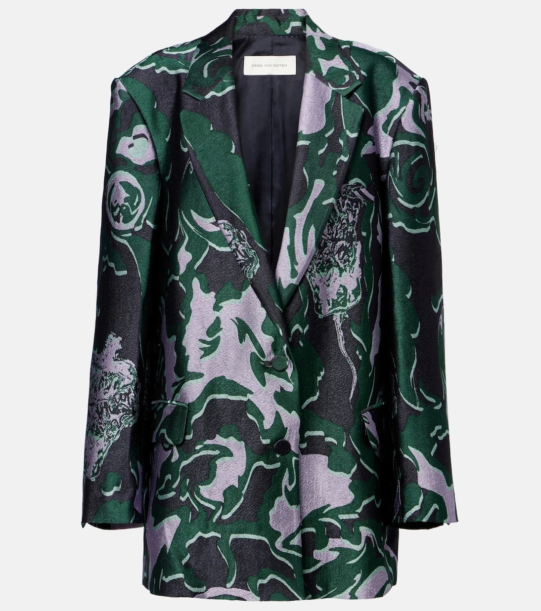 Dries Van Noten - Desenli blazer