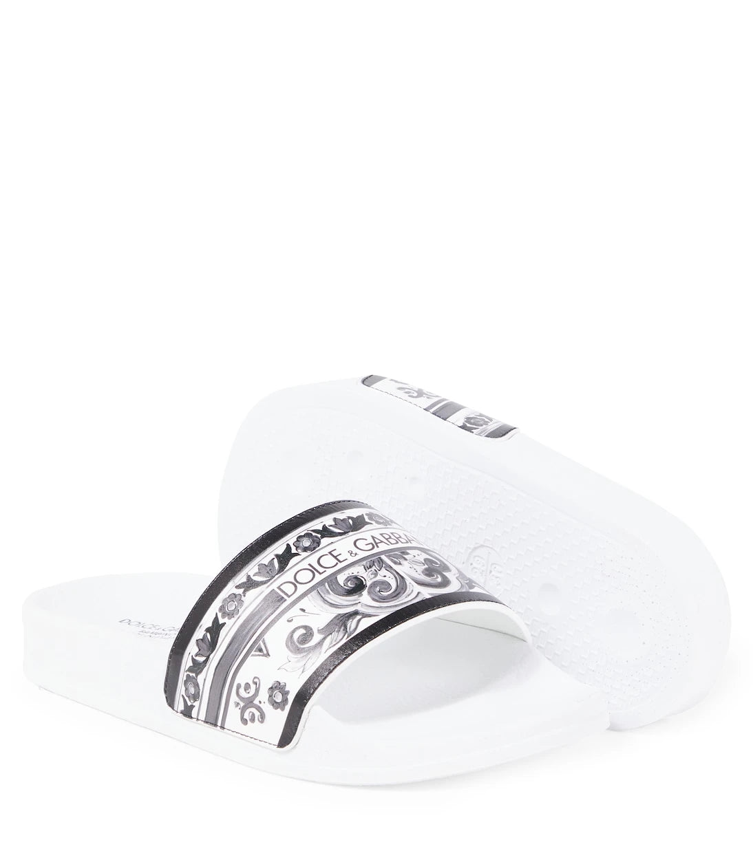 Dolce&Gabbana Kids - Majolica slides