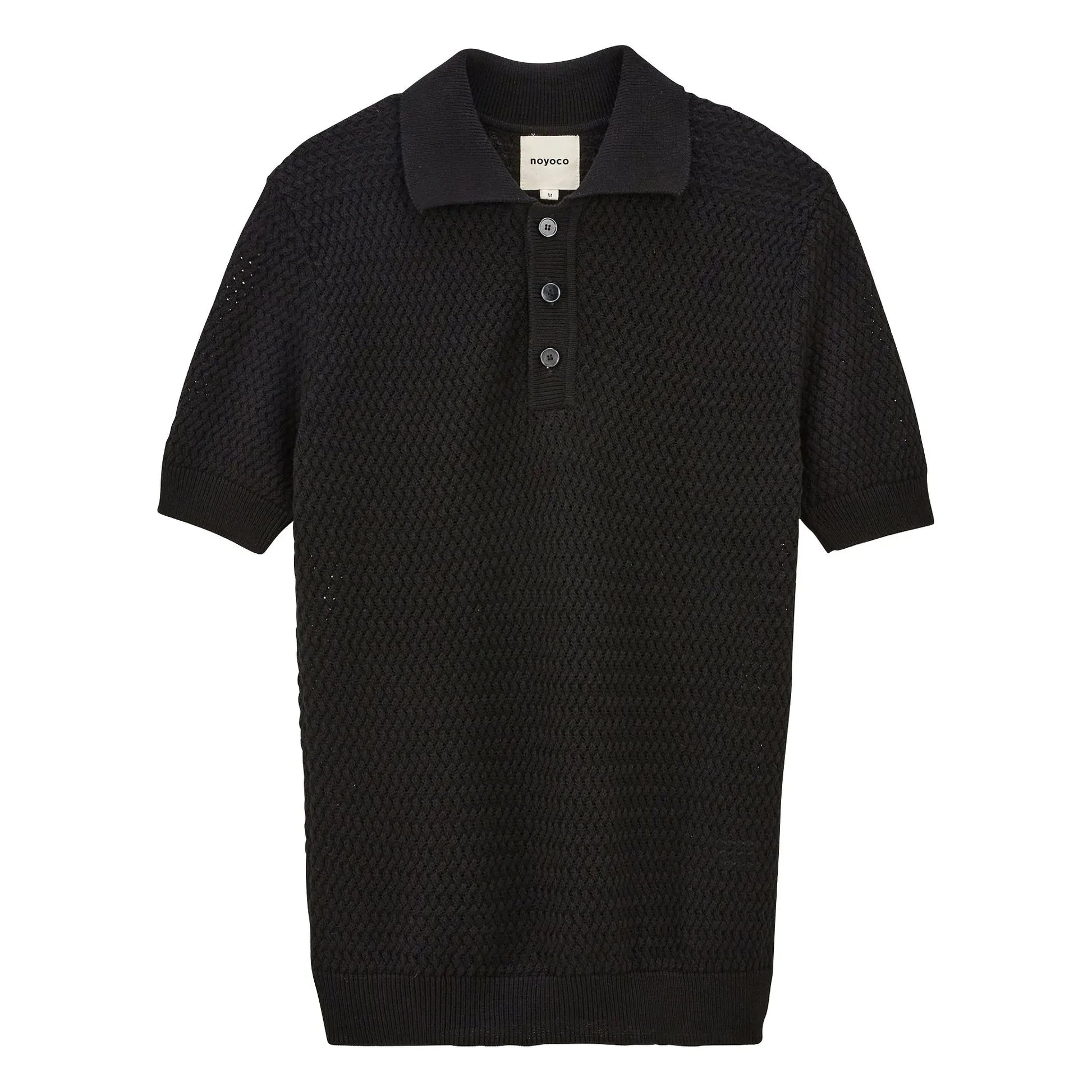 Noyoco - Haring organic cotton polo shirt | Black