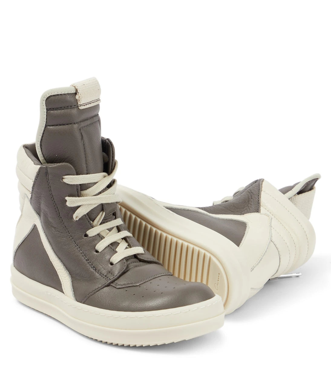 Rick Owens Kids - Geobasket high-top sneakers