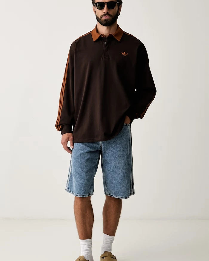 adidas Originals erkek denim bermuda şort Firebird