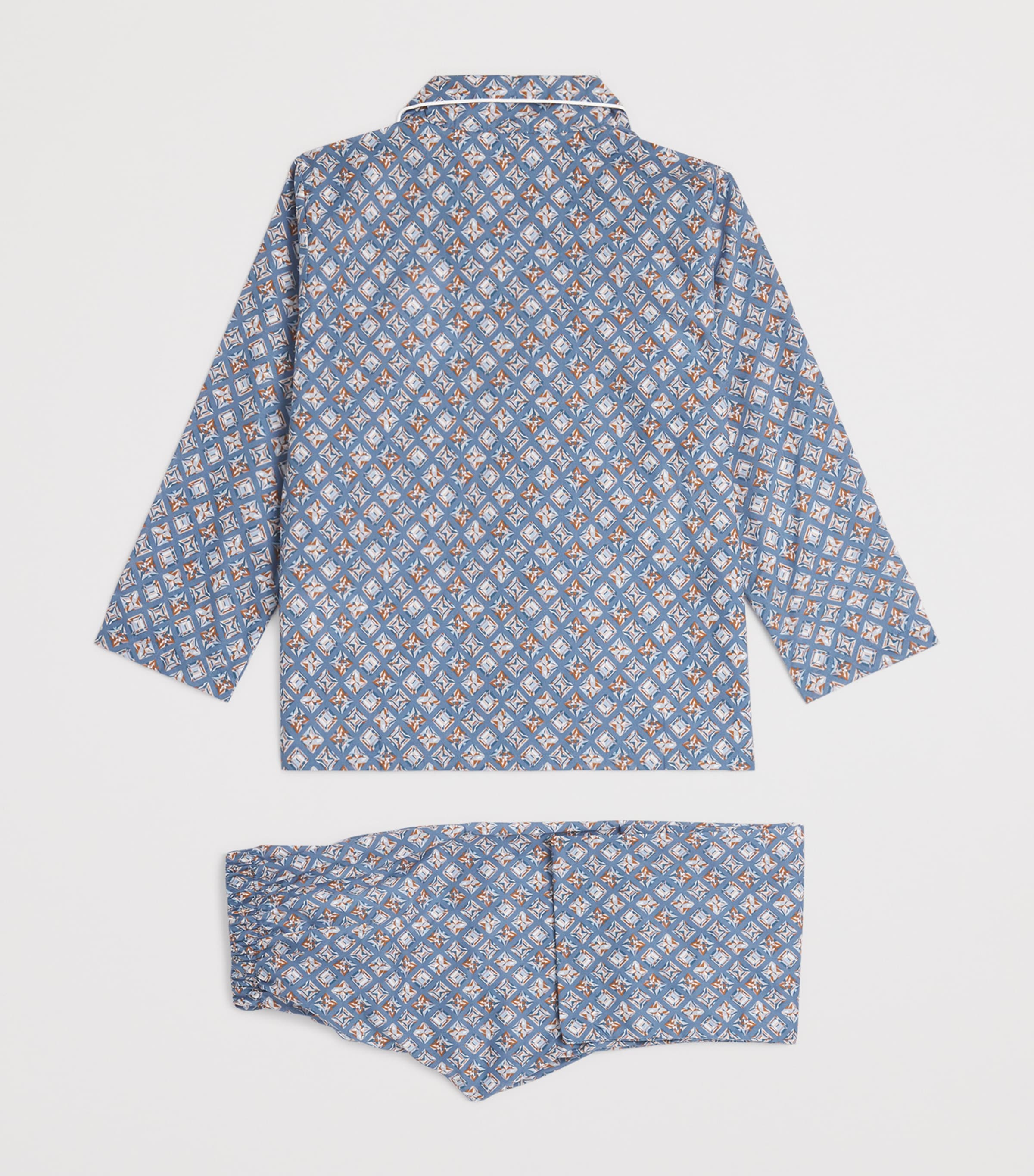 Derek Rose Kids Printed Ledbury Pyjama Set (3-16 Years)