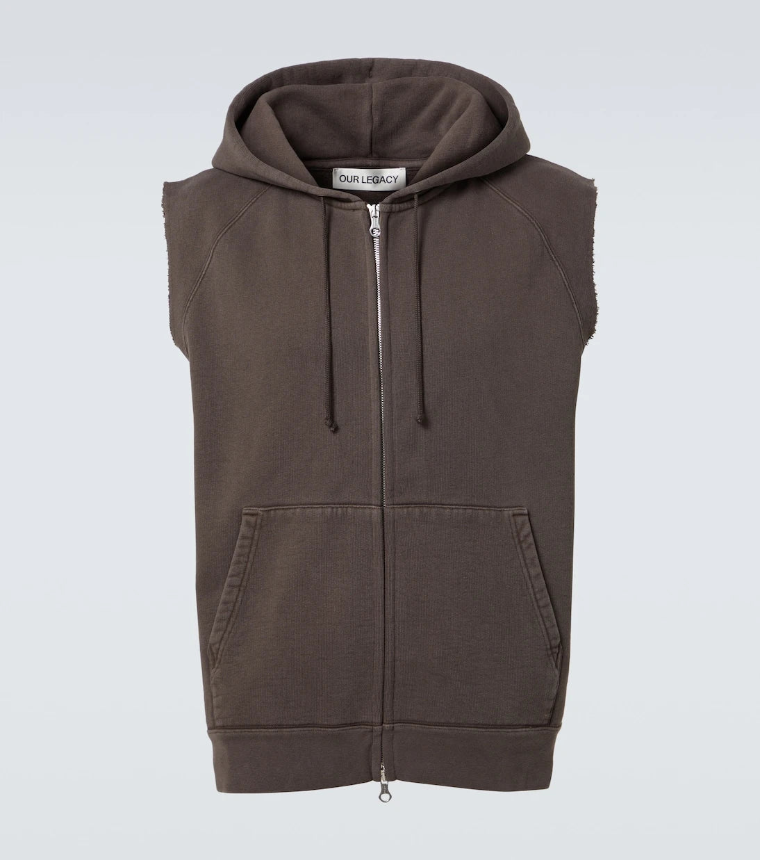Our Legacy - Motor cotton jersey zip-up vest