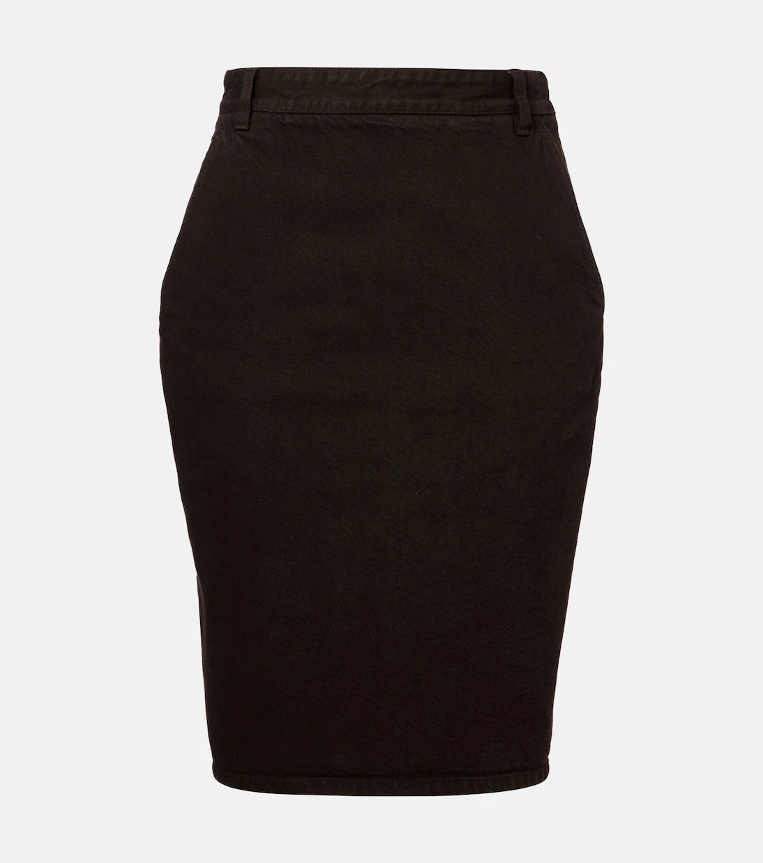 Saint Laurent - Cotton pencil skirt