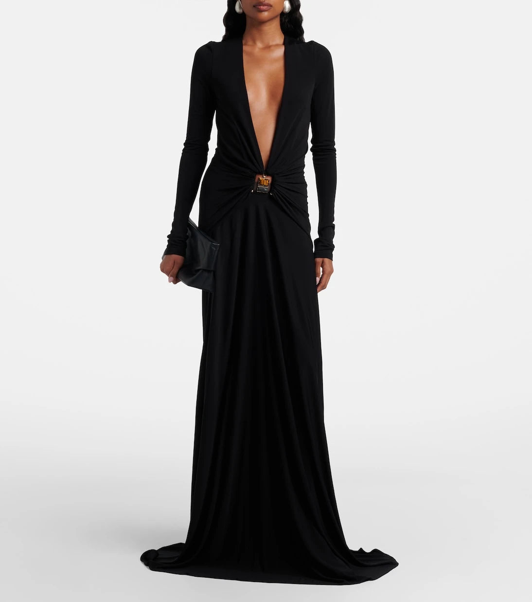 Christopher Esber - Bezel Quartz embellished maxi dress