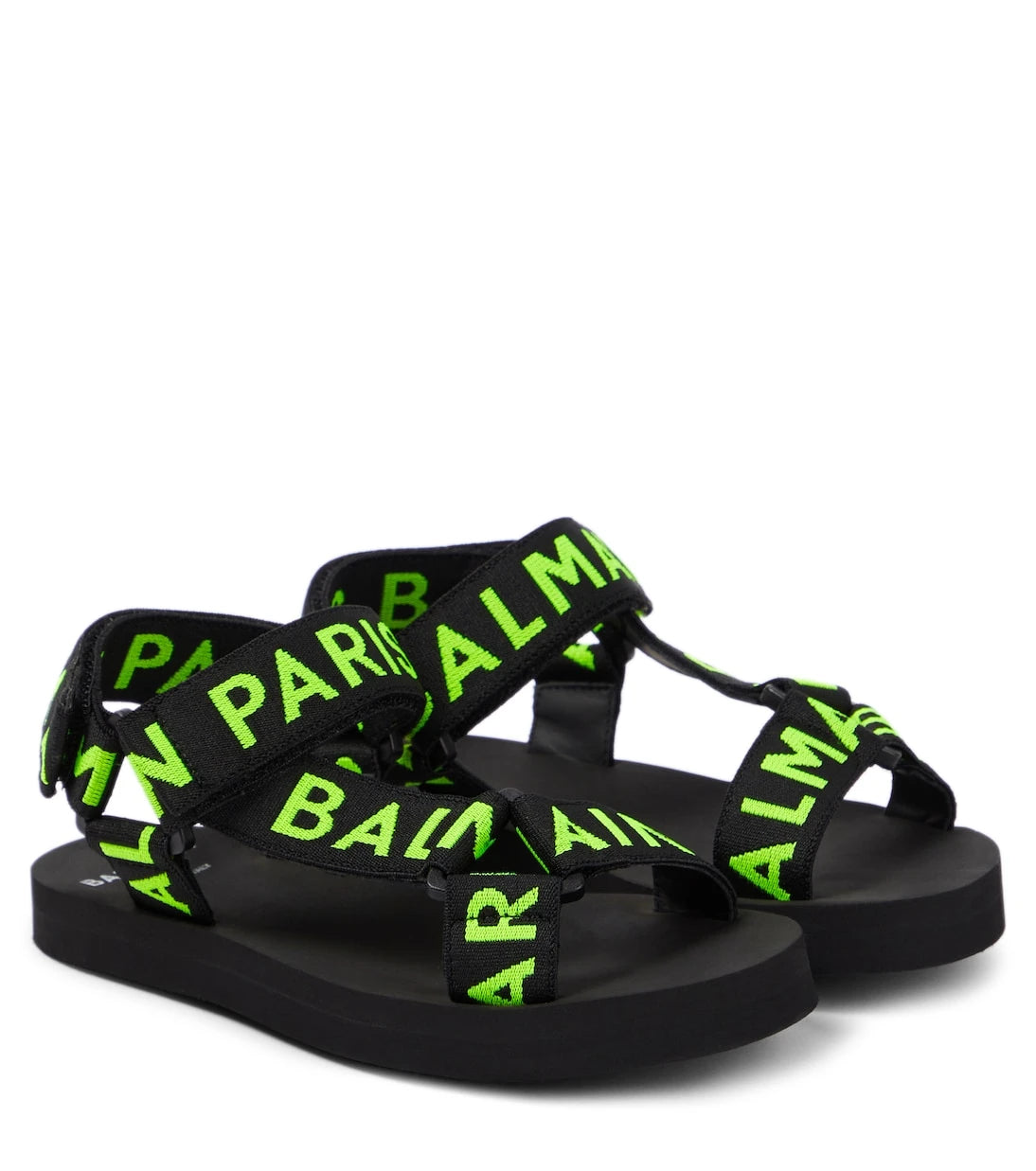 Balmain Kids - صنادل بشعار الماركة