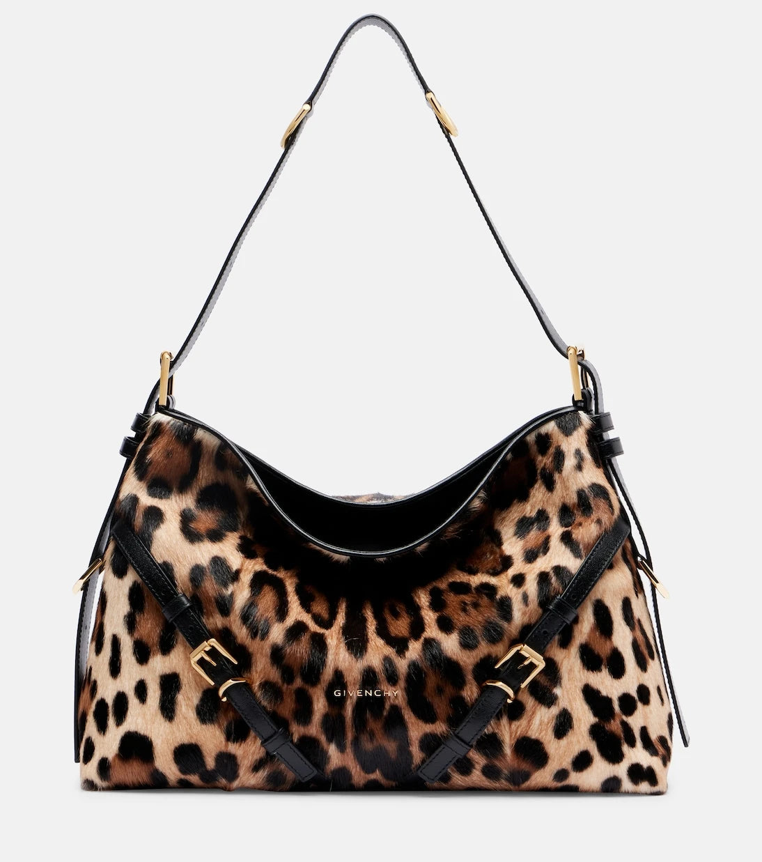 Givenchy - Voyou Medium leopard-print shoulder bag