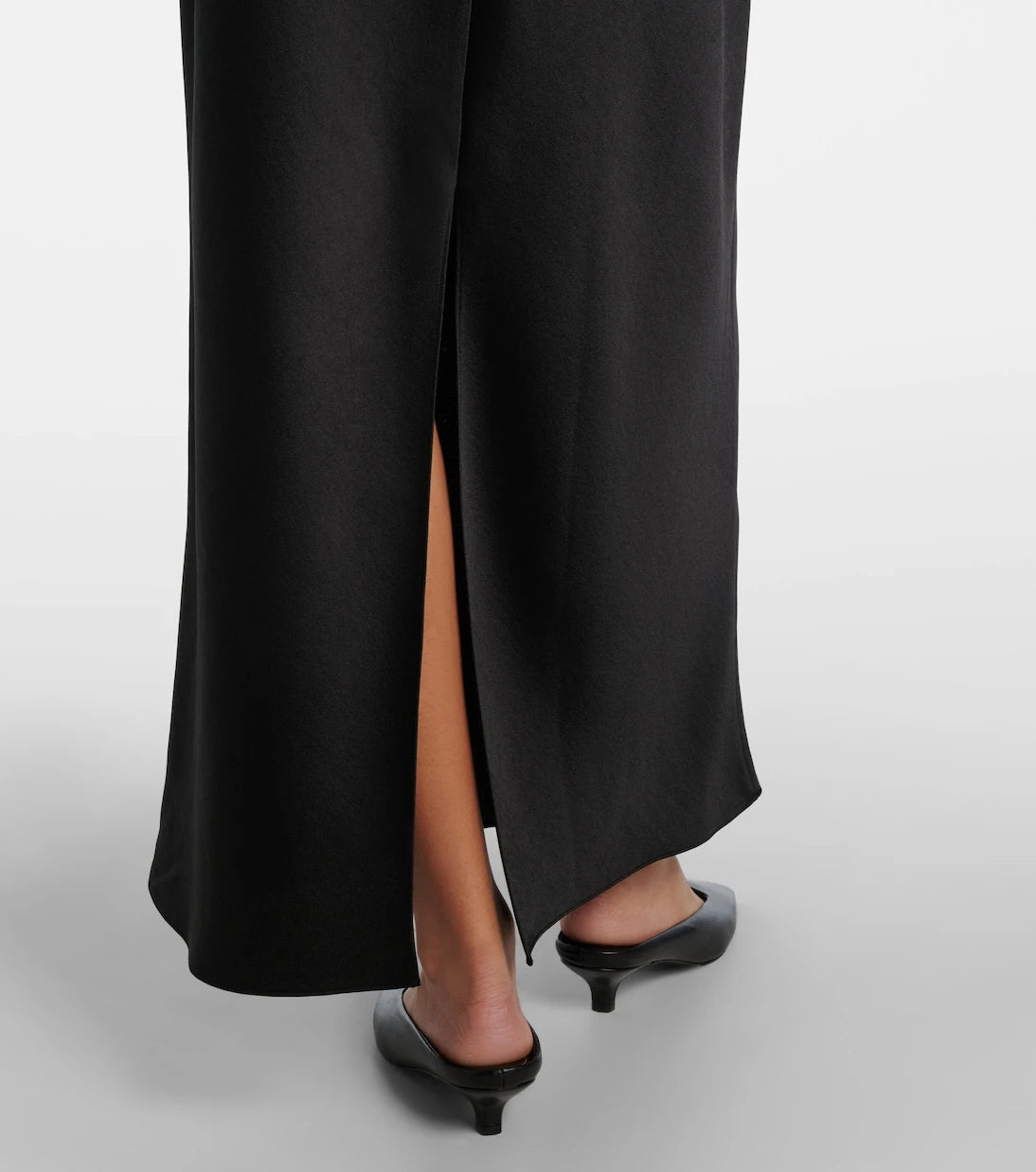 Vince - Draped satin maxi dress