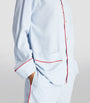 Olivia von Halle Blue Silk Laurent Pyjama Set