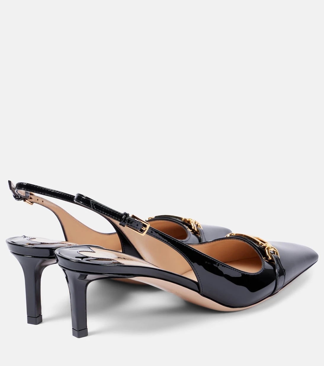 Tom Ford - Whitney 55 patent leather slingback pumps