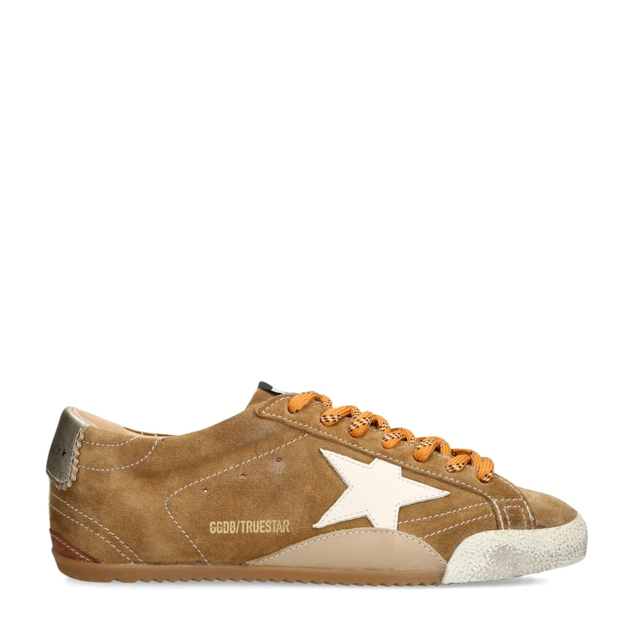 Brown Suede-Leather True Star Sneakers