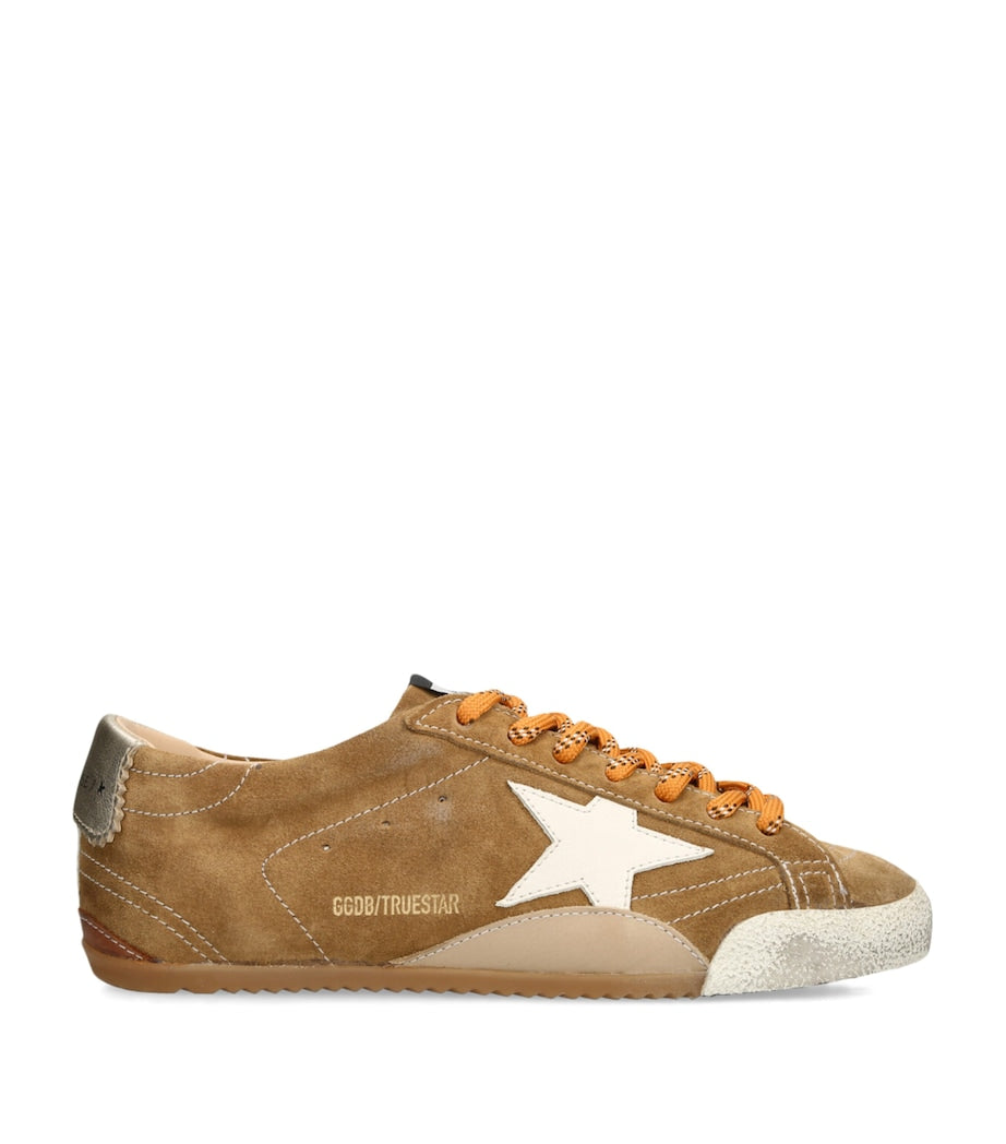 Brown Suede-Leather True Star Sneakers