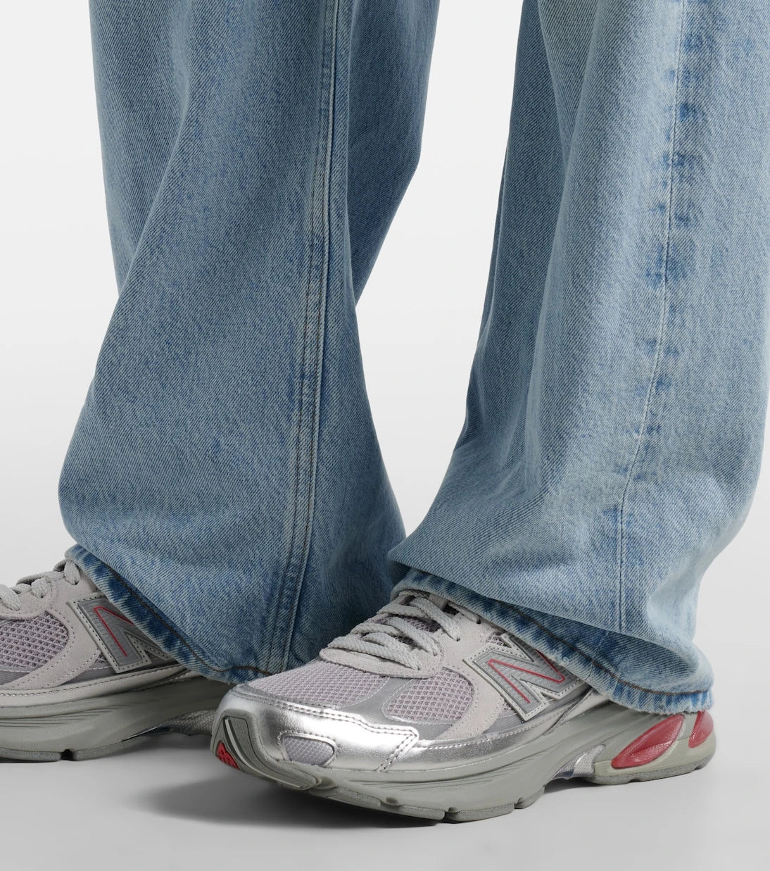 New Balance - 2010 leather-trimmed sneakers