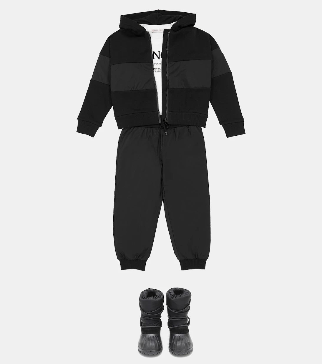 Moncler Enfant - طقم رياضي بشعار الماركة