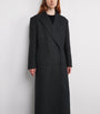The Row Grey Hariet Virgin Wool-Cashmere Coat