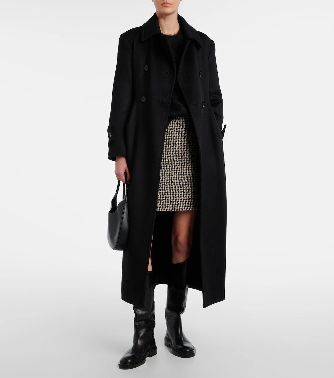 'S Max Mara - Houndstooth miniskirt