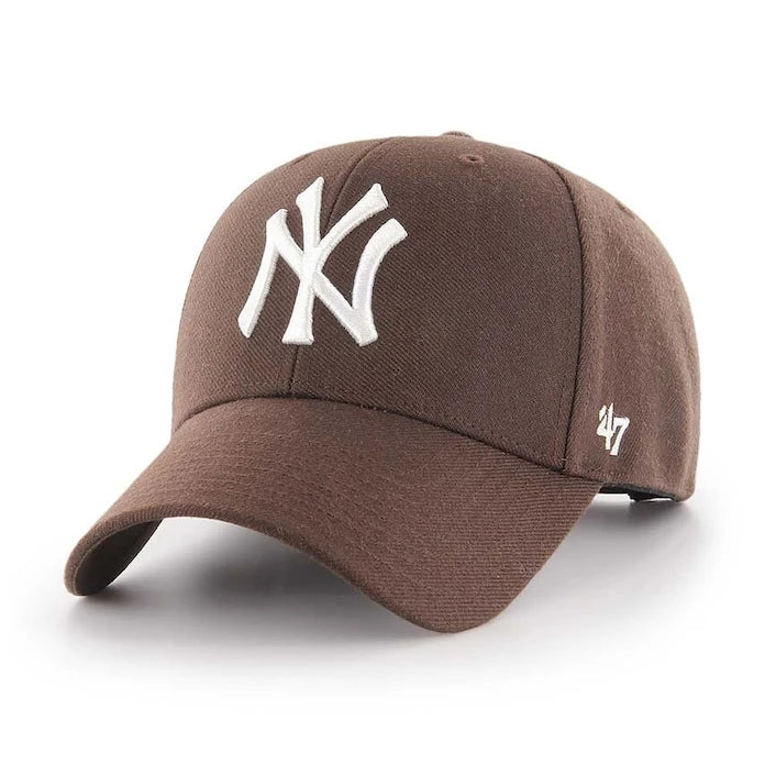 Шапка с козирка с вълна 47 brand MLB New York Yankees
