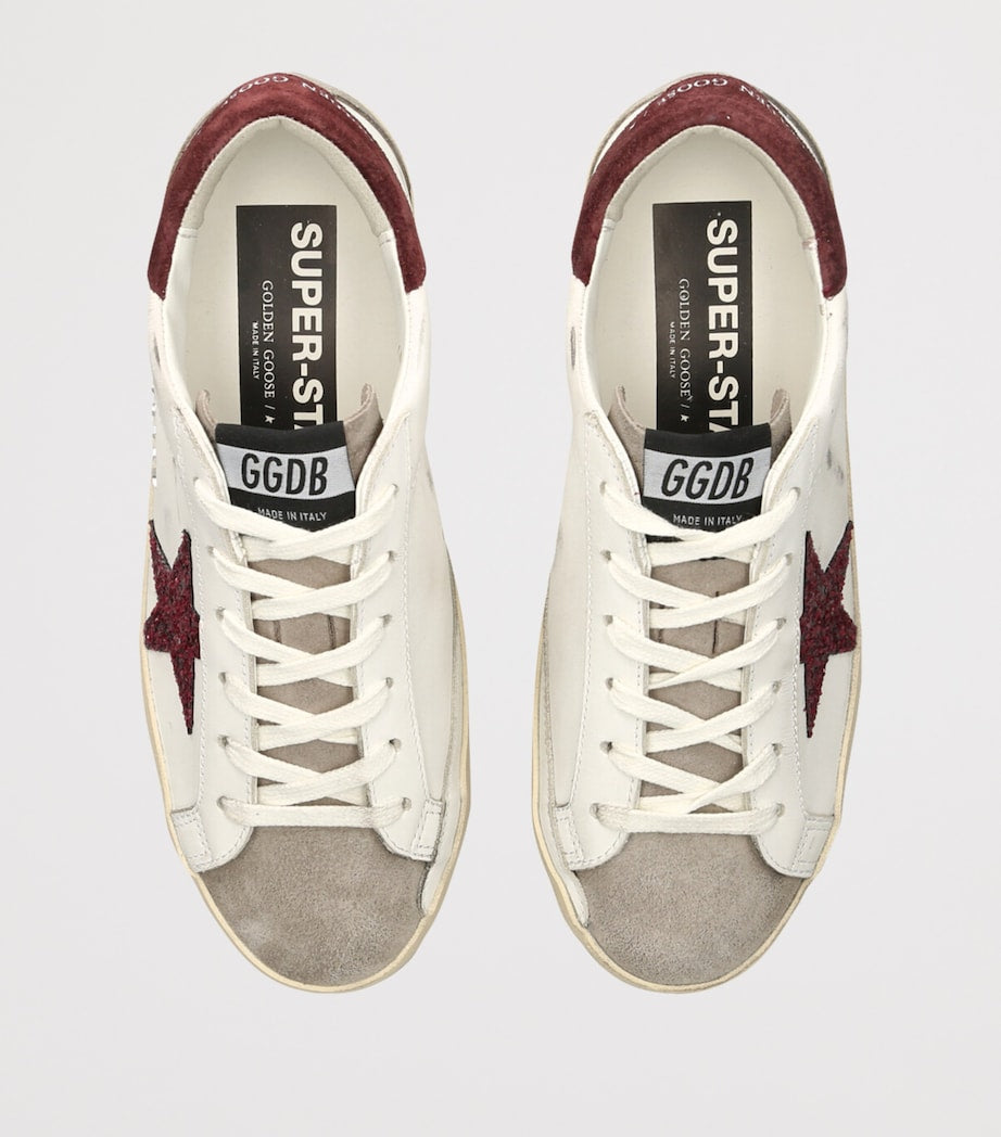 White Leather Super-Star Sneakers