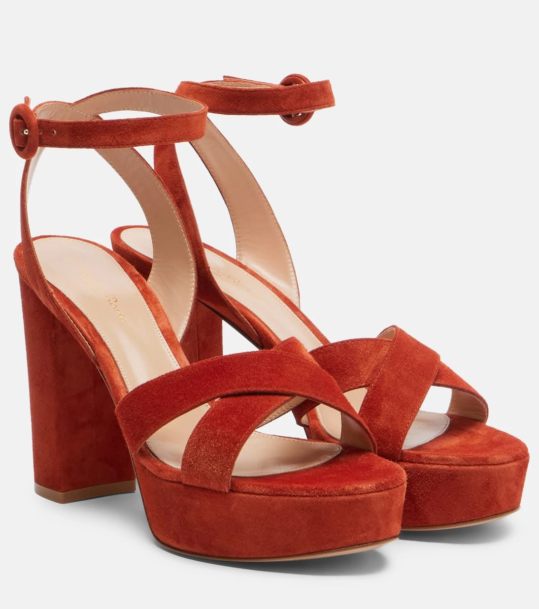 Gianvito Rossi - Sabrina suede platform sandals