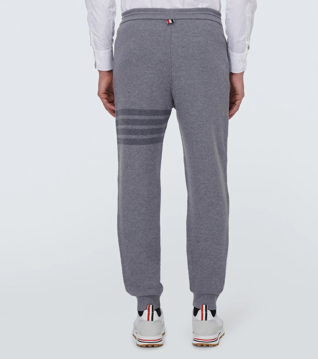 Thom Browne - 4-Bar wool-blend sweatpants