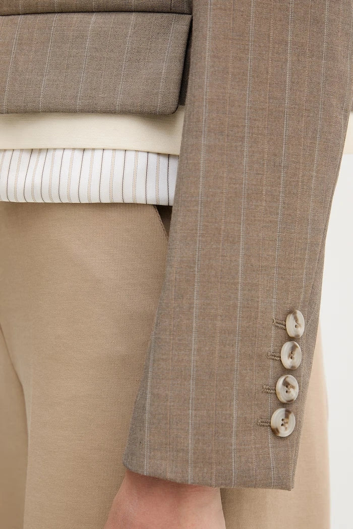 Sisley tek düğmeli kadın blazer ceket