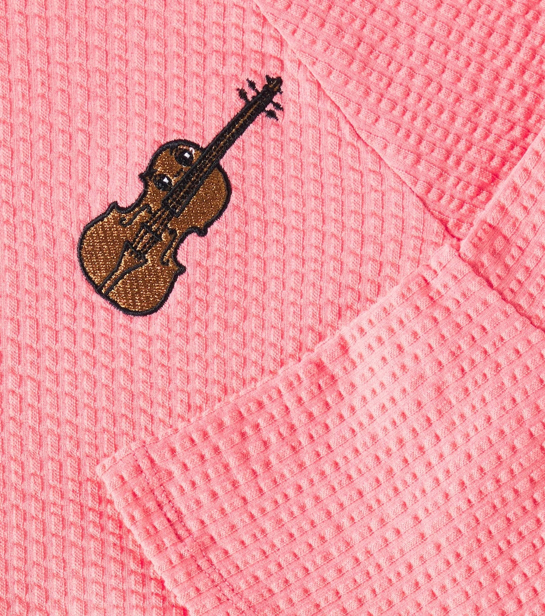 Mini Rodini - Violin embroidered dress