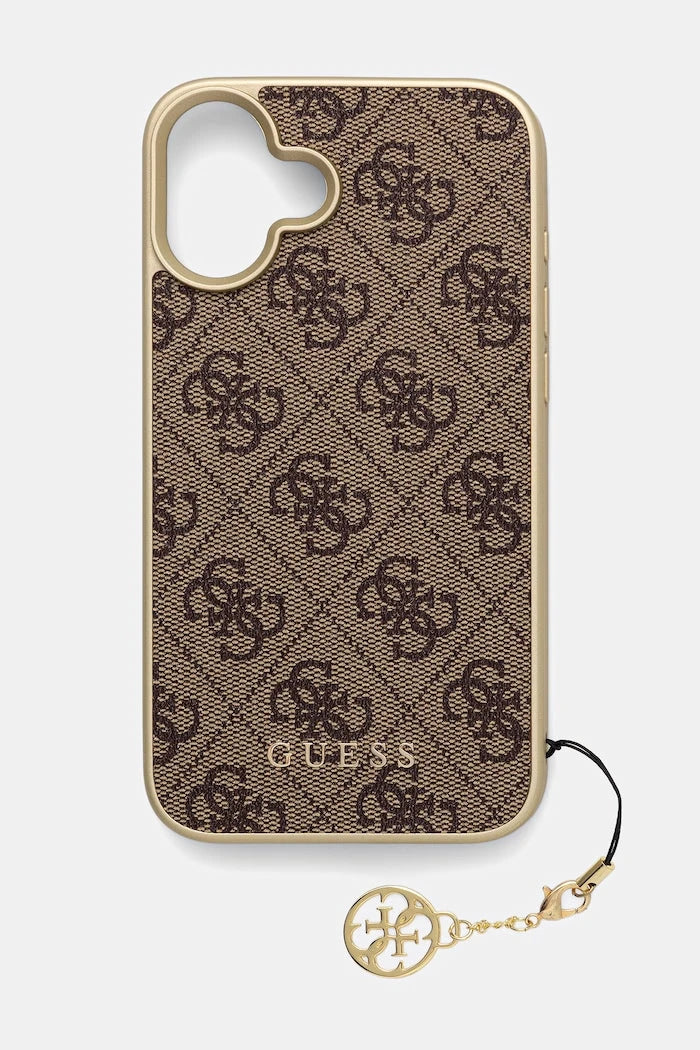 Guess suni deri telefon kılıfı iPhone 16 Plus