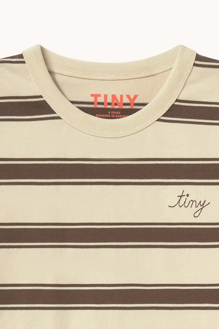 Çocuklar için pamuklu uzun kollu bluz RETRO STRIPES SLEEVE TEE