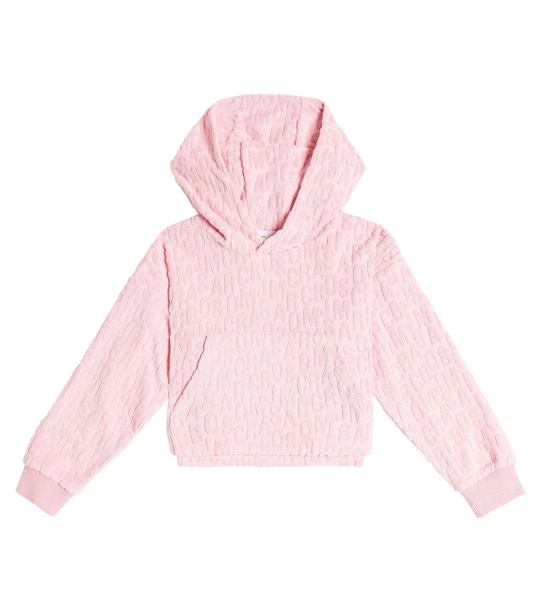 Marc Jacobs Kids - هودي شعار من مزيج القطن