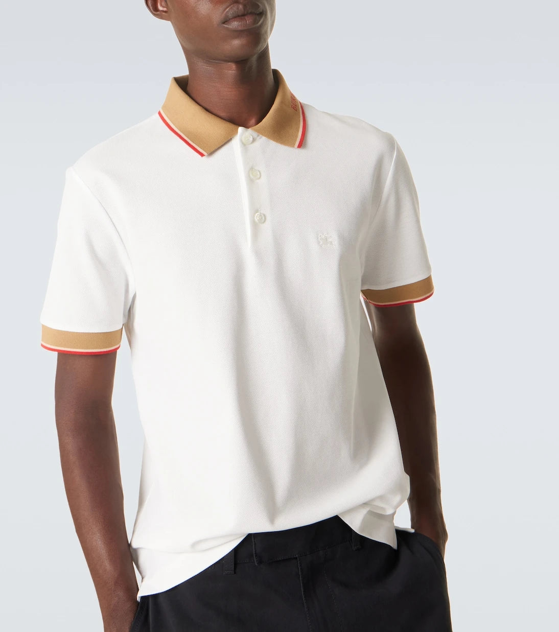 Burberry - Evan cotton polo shirt