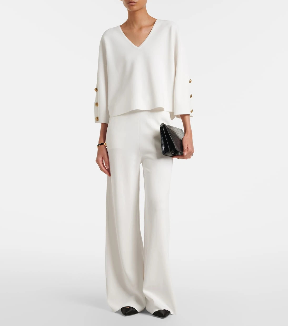 Max Mara - Crêpe wide-leg pants