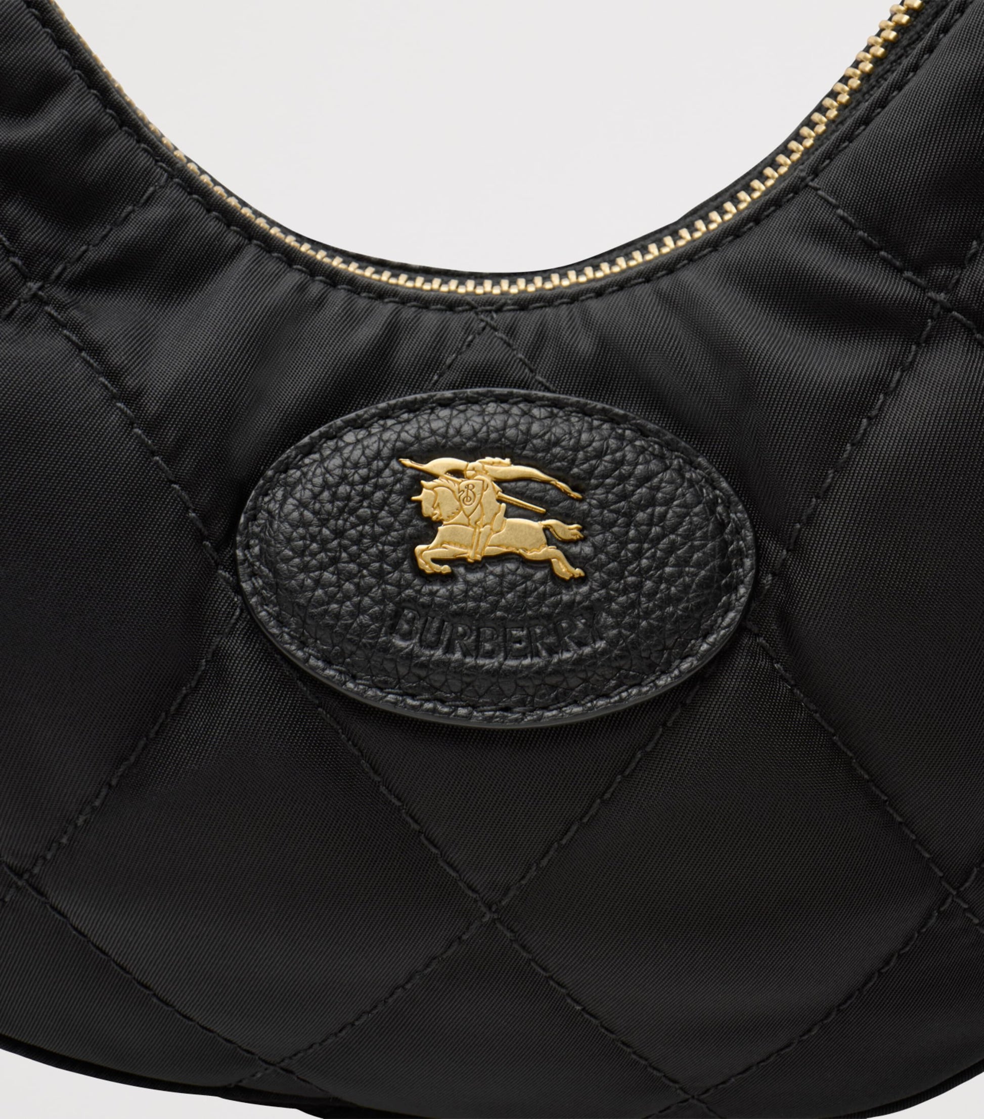 Black Horseshoe Cross-Body Bag