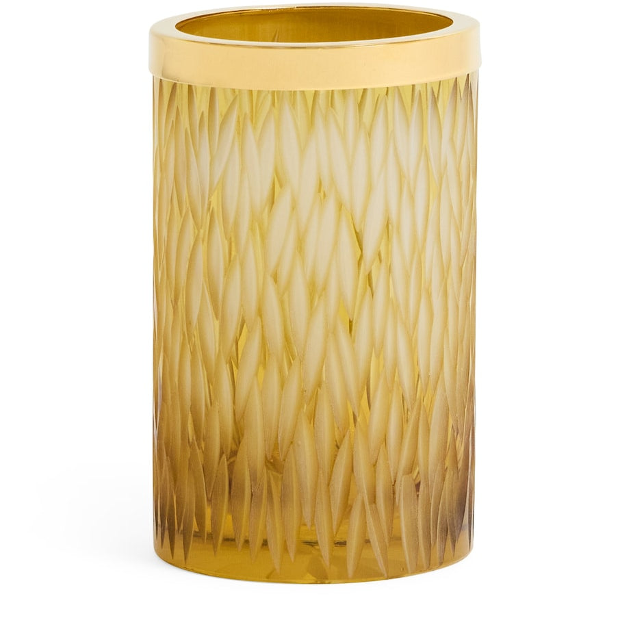 Crystal Amber Toothbrush Holder