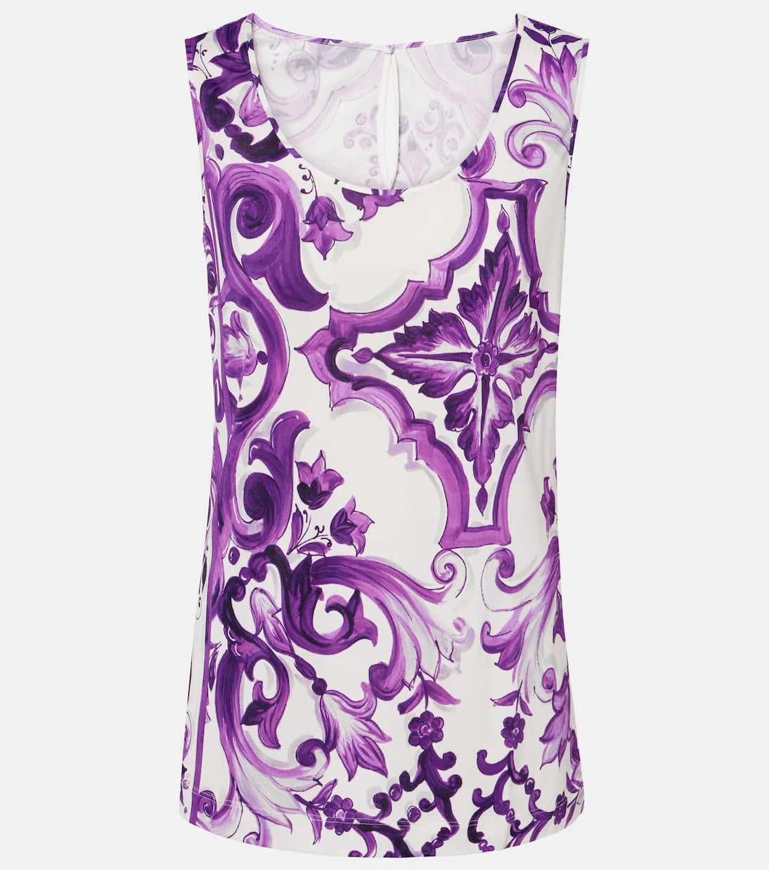 Dolce&Gabbana - Majolica jersey tank top