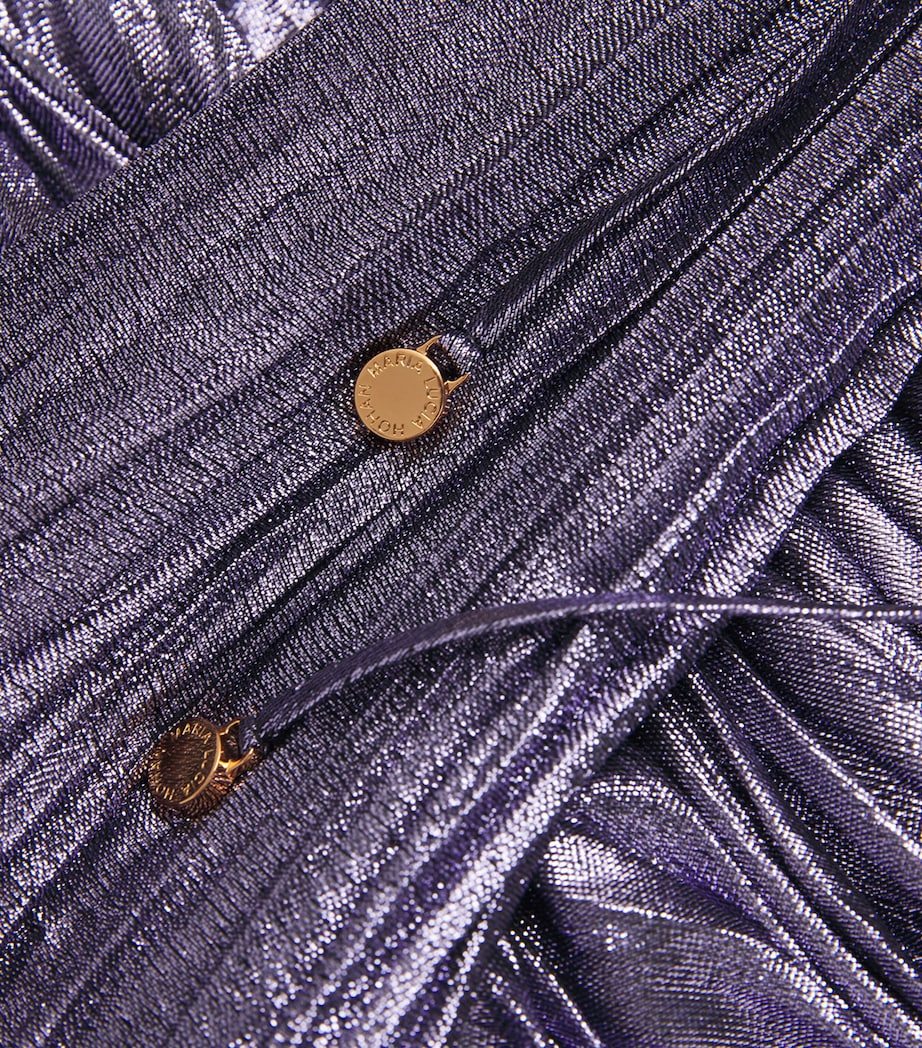 Maria Lucia Hohan Purple Despina Maxi Dress