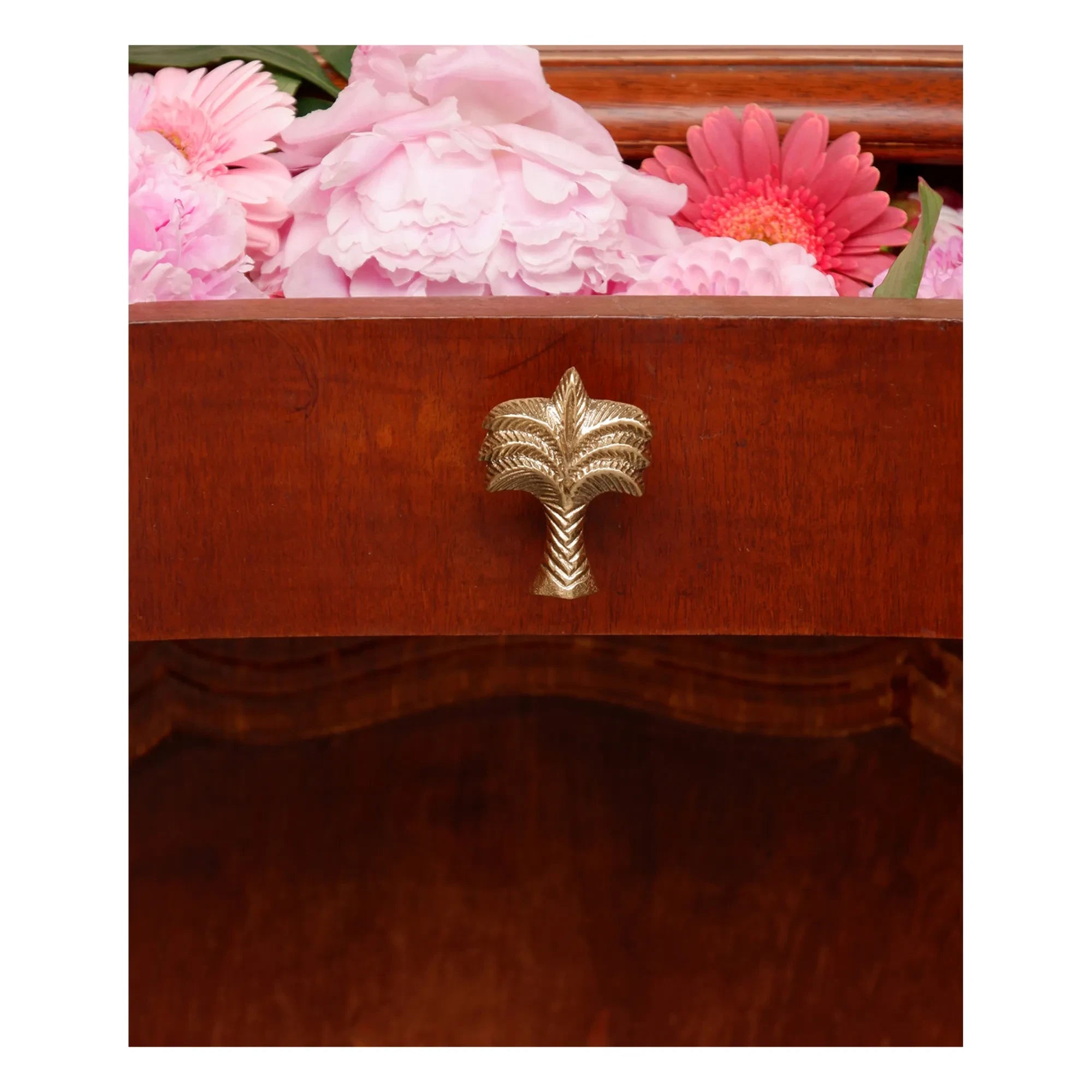 Doing Goods - Palm Tree Door Handle | Gold