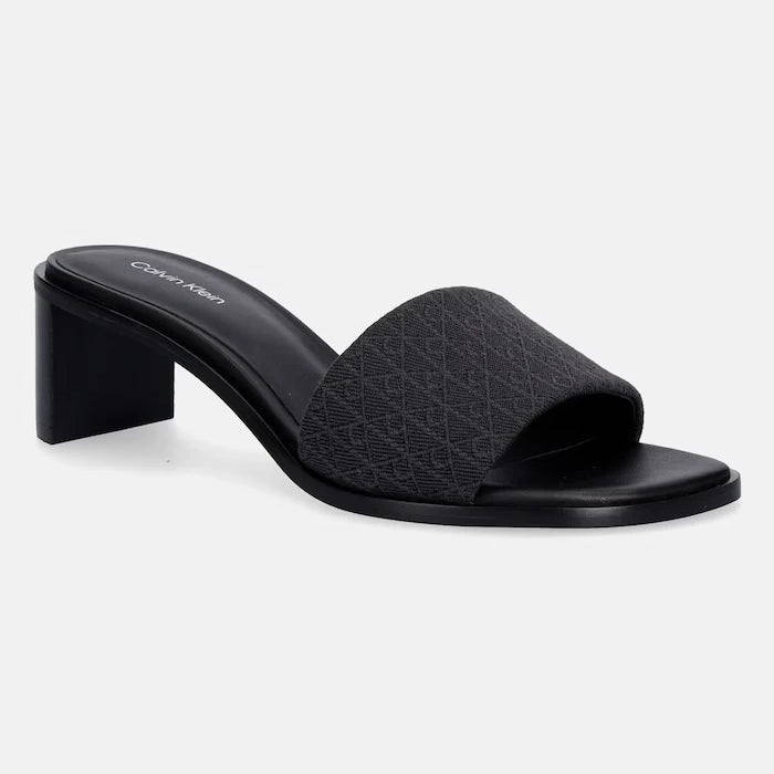Calvin Klein Kadın Kalın Topuklu Terlik BLOCK HEEL SANDAL AOP