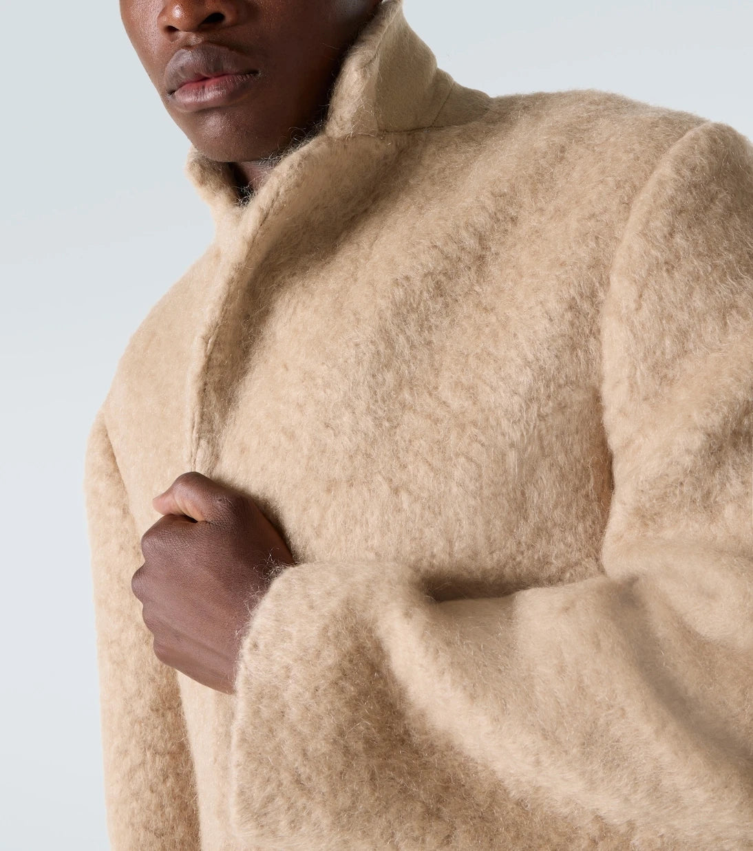 Dries Van Noten - Mohair and wool coat