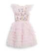 Tutu Du Monde Purple Tulle Embellished Lavender Love Dress (4-5 Years)