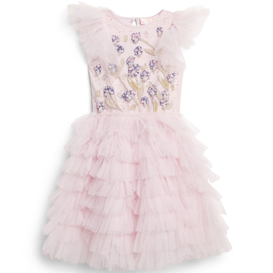 Tutu Du Monde Purple Tulle Embellished Lavender Love Dress (4-5 Years)