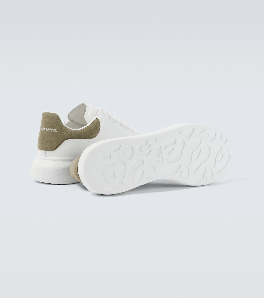 McQueen - Oversized leather sneakers