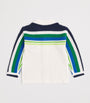 Casablanca Kids Cotton Crochet Stripe Shirt (3-14 Years)